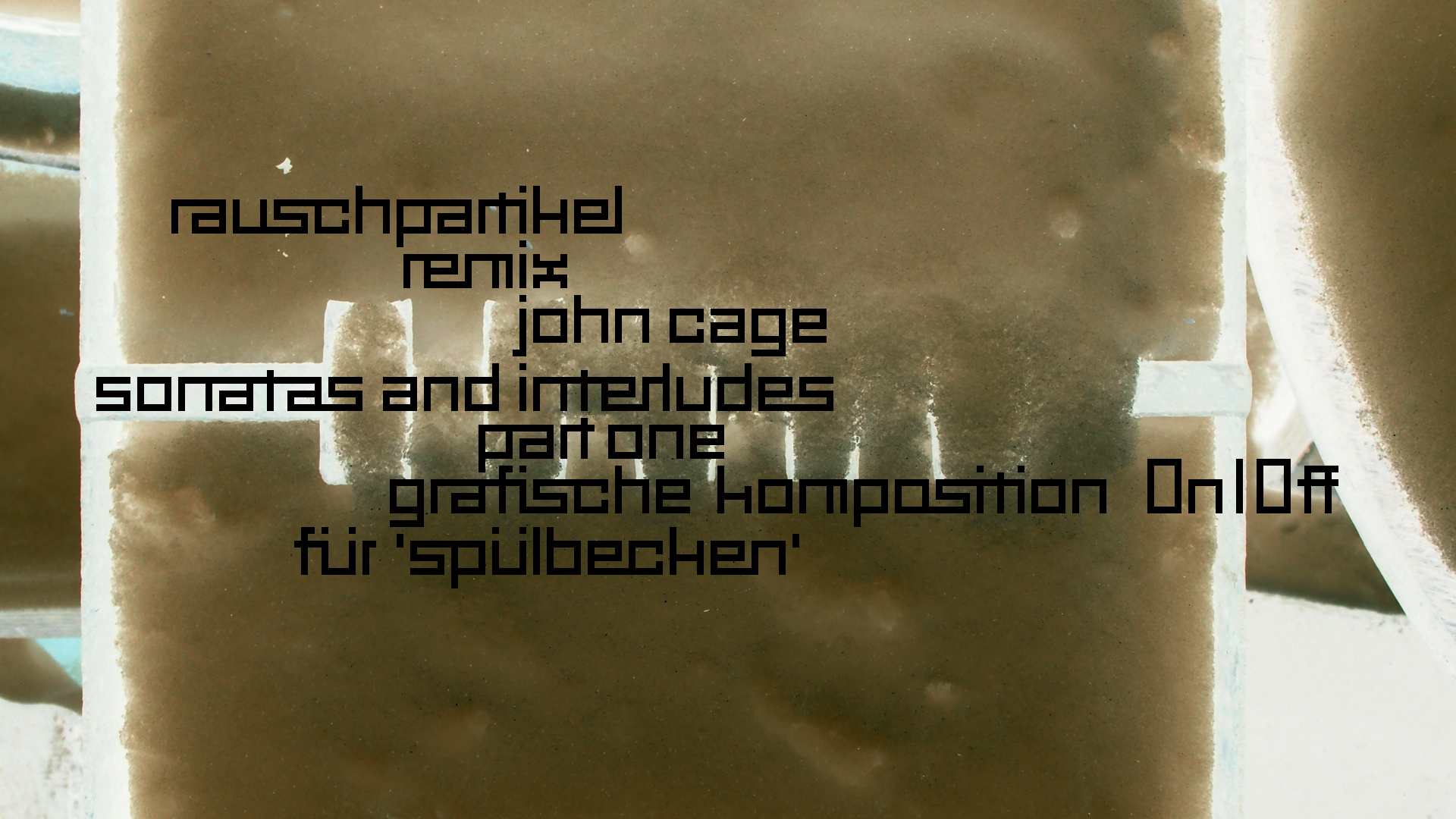2021-01-30 Wasser in der Sple II (Remix John Cage 'Sonatas & Interludes', On-Off) (Komposition, Remix, Recording, Foto)